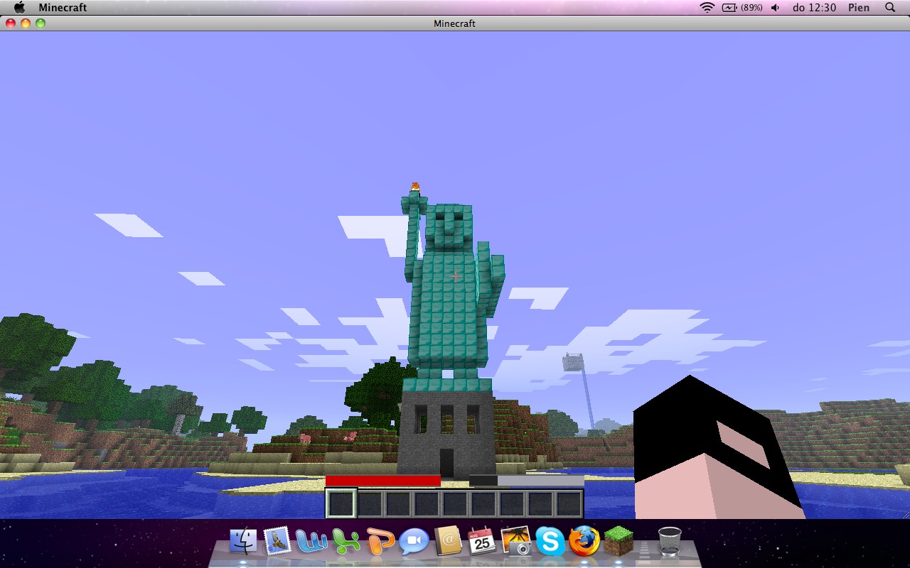 Giant Statue Of Mc Liberty Minecraft Map D2E